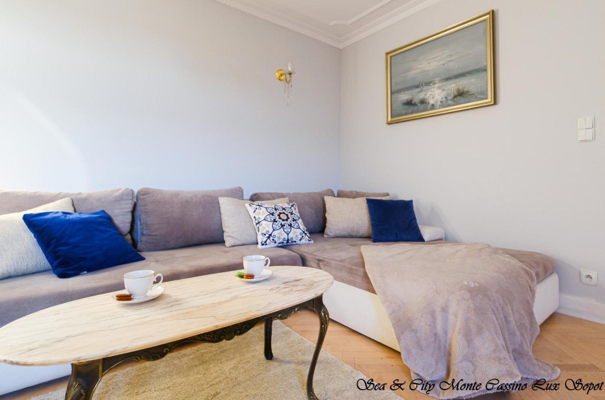 Sea & City 50 M Monte Casinno 100 M Beach Apartments Lux ソポト エクステリア 写真