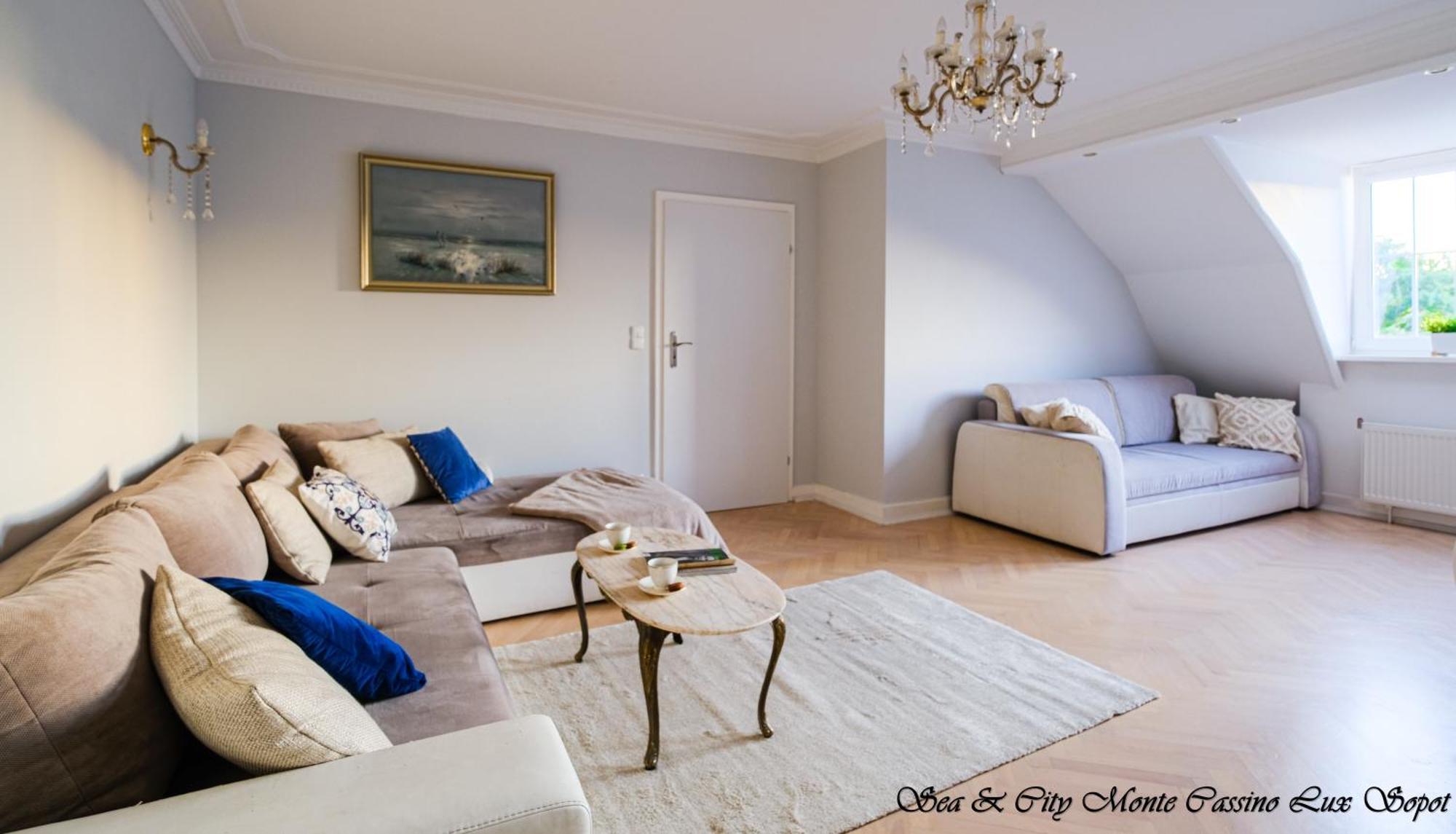 Sea & City 50 M Monte Casinno 100 M Beach Apartments Lux ソポト エクステリア 写真